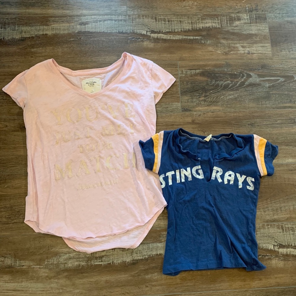 Abercrombie and Hollister shirts